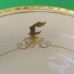 Pickard Reflection Dinner Plate F monogram