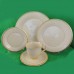 Pickard Reflection Dinner Plate F monogram