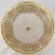 Pickard Tiara Gold Saucer 6" diameter