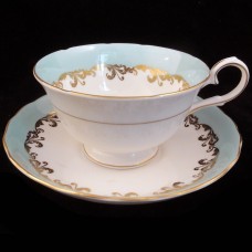 POMPADOUR by Royal Tuscan Tea Cup & Saucer