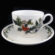 Portmeirion Botanic Garden Holly & Ivy Cup & Saucer