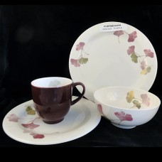 Portmeirion Ginkgo Purple 4 Piece Place Setting 