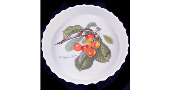 Portmeirion Pomona Fluted Flan Biggarreux Cherry 11
