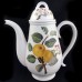 Portmeirion Pomona Plain Border Coffee Pot 10" tall 