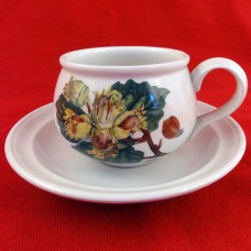 Portmeirion Pomona Plain Hazelnut Cup & Saucer