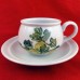 Portmeirion Pomona Plain Queen of Sheba Cup & Saucer