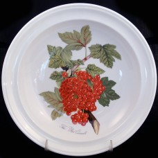 Portmeirion Pomona Rim Soup 8.5" diameter Red Currant