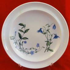Portmeirion Queen's Hidden Garden Bread & Butter Blue Bells
