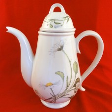 Portmeirion Queen's Hidden Garden Coffee Pot White Daisy