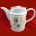 Portmeirion Queen's Hidden Garden Tea Pot White Daisy