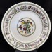 Portmeirion Variations Heartsease Bread & Butter 7.25" 
