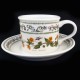 Portmeirion Variations Scarlet Pimpernel Cup & Saucer