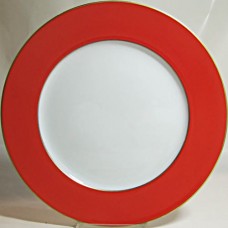 Raynaud Limoges Horizon buffet plate Poppy Red 11.75in