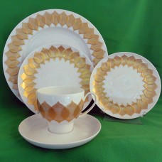 Rosenthal Lotus Gold Coupe Soup Bowl 7.25" diameter