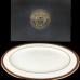 Rosenthal Medaillon Meandre Maroon Oval Platter 16"  