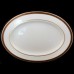 Rosenthal Medaillon Meandre Maroon Oval Platter 16"  