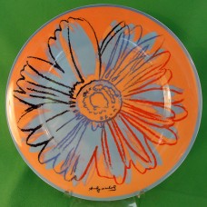 Warhol by Rosenthal Plate 7.75" Orange Flower