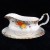 Royal Albert Pacific Rose Gravy Boat & Stand 7.75" long