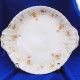 Royal Albert Peach Rose Cake Plate Handled 10.5"