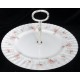 Royal Albert Peach Rose Cake Stand 10" gold handle
