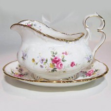 Royal Albert Tenderness Gravy Boat & Stand 7" long Royal Albert Tenderness Gravy Boat & Stand 7" long