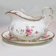 Royal Albert Tenderness Gravy Boat & Stand 7" long