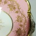 Royal Cauldon Kings Plate Pink Cake Plate 10"X9"