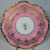 Royal Cauldon Kings Plate Pink Cake Plate 10"X9"
