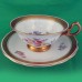 Royal Chelsea Tea Cup & Saucer J. Hodgkiss artist