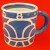 Royal Copenhagen Annual Mug 1968 SMALL 2.8" tall