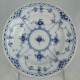 Royal Copenhagen Blue Fluted Half Lace Rim Soup 1/566 8.5"