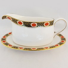 Royal Crown Derby Ambassador Gravy Boat & Stand