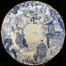 Royal Crown Derby Blue Mikado Luncheon Plate 9.25" 