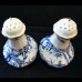 Royal Crown Derby Blue Mikado Salt & Pepper 3.75" tall