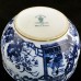 Royal Crown Derby Blue Mikado Sugar Bowl Open 1951