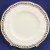 Royal Crown Derby Carlton Blue Bread & Butter 6.4" L