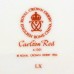 Royal Crown Derby Carlton Red Bread & Butter 6.4" LX