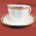 Royal Crown Derby Carlton Red Cup & Saucer LXI