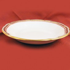 Royal Crown Derby Carlton Red Fruit Saucer 6.5" XLVIII