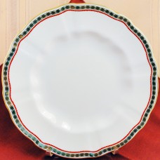 Royal Crown Derby Carlton Red Salad Plate 8.5" XLIX