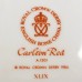 Royal Crown Derby Carlton Red Salad Plate 8.5" XLIX