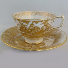 Royal Crown Derby Gold Aves Cup and Saucer