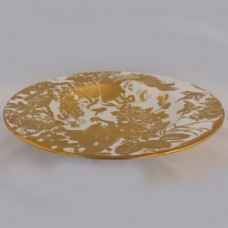 Royal Crown Derby Gold Aves Rim Soup 8.25" diameter