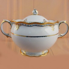 Royal Crown Derby Lombardy Covered Sugar Bowl 4.75" tall
