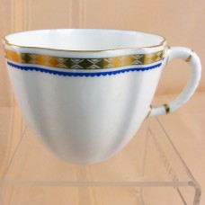 Royal Crown Derby Carlton Blue CUP ONLY LVII 2.5" tall