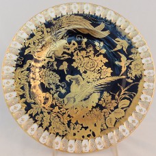Royal Crown Derby Paradise Cobalt Dinner Plate 10.5 diameter