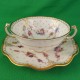 Royal Crown Derby Royal Antoinette Cream Soup Cup & Stand