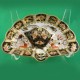 Royal Crown Derby Traditional Imari 2451 Fan Candy Dish