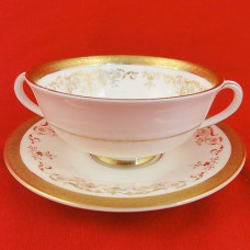 Royal Doulton Belmont Cream Soup & Stand 