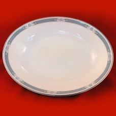 Royal Doulton Charade Open Vegetable 10" Platinum Band